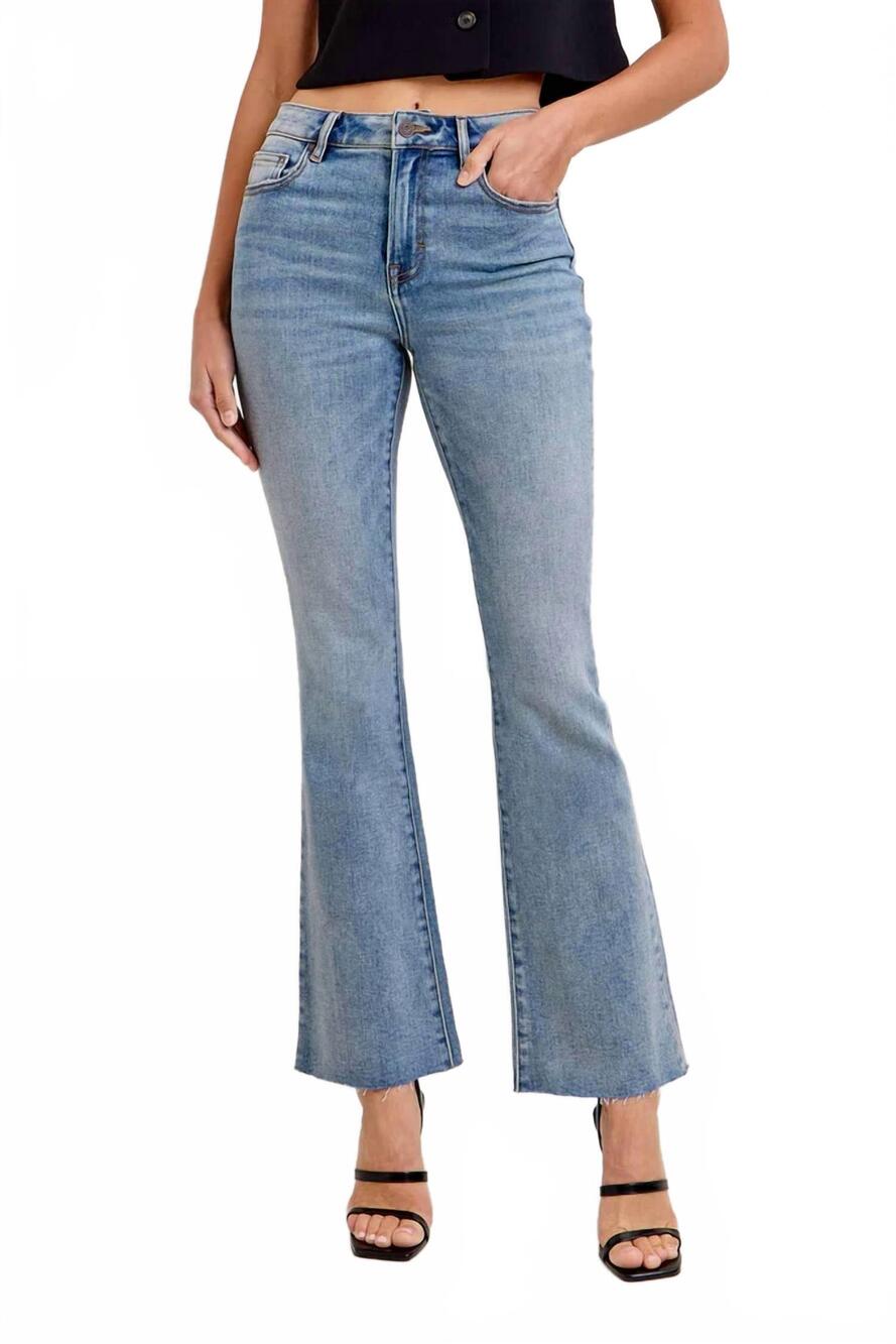 NEW HIDDEN ryan bootcut jeans in medium light